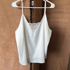 River Island White Satin Shirt